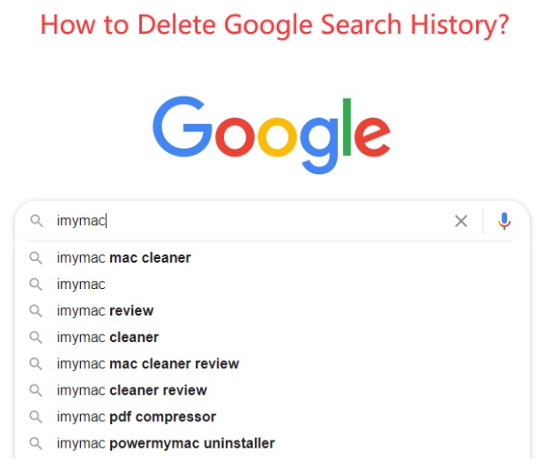 delete your google search history