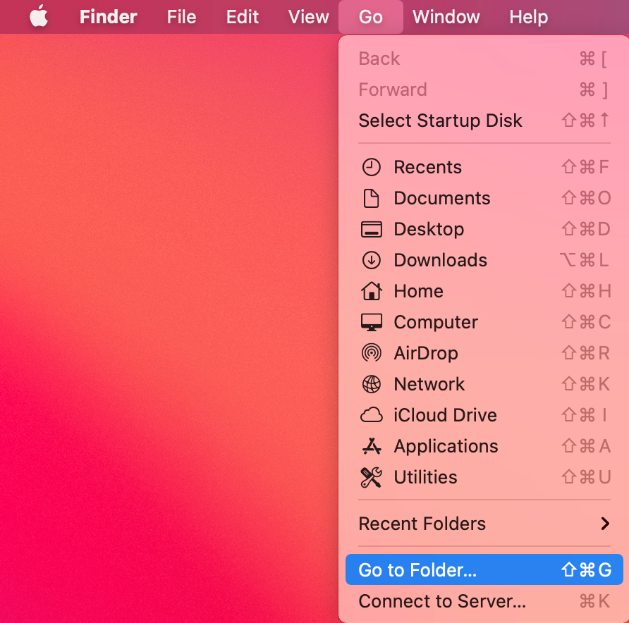 clear Xcode cache with the Finder