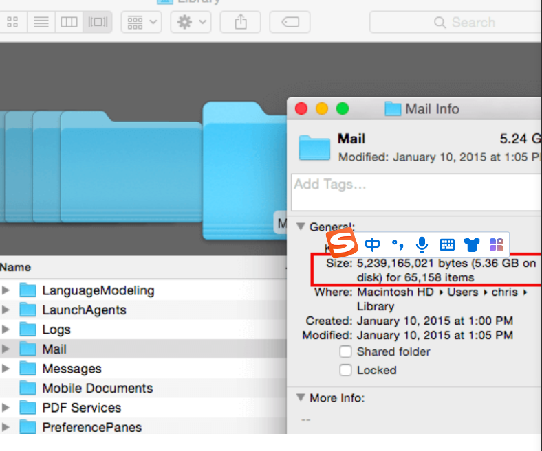 how to delete mail attachments on Mac