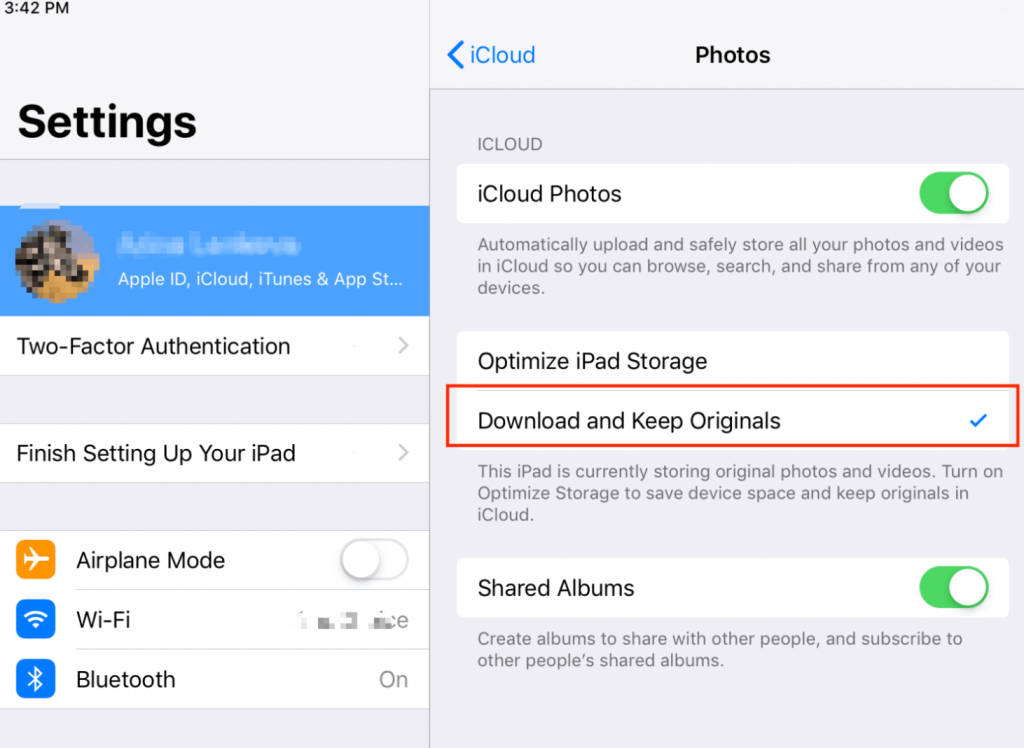 download all photos from iCloud to an iPhone