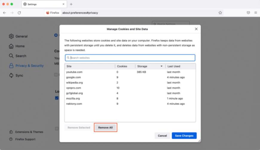 How Remove Cookies From Mac