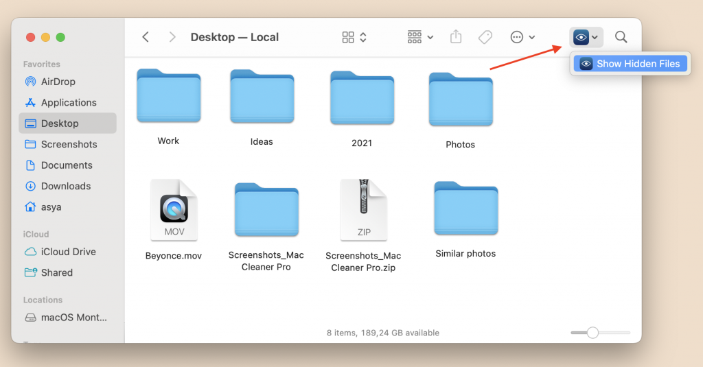 find the hidden Library folder on Mac 