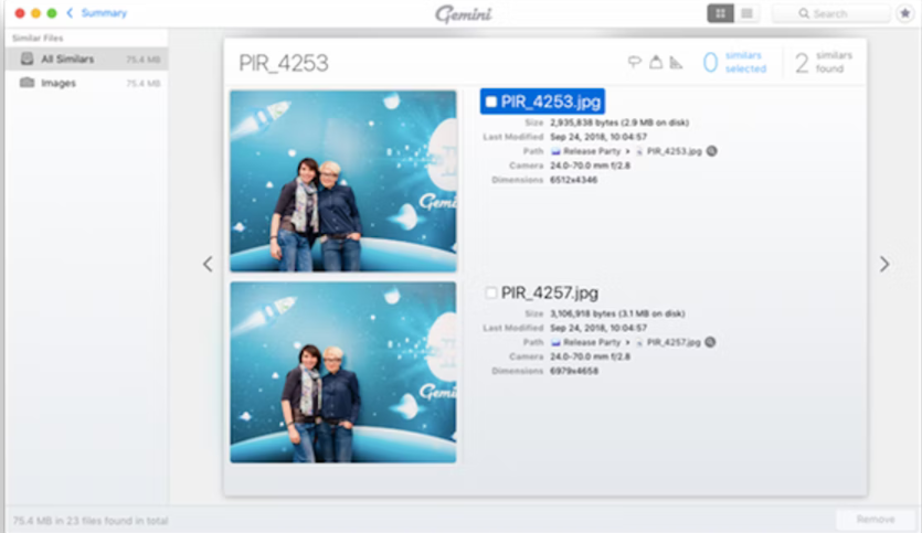 gemini duplicate photo manager