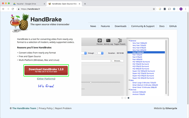 Handbrake