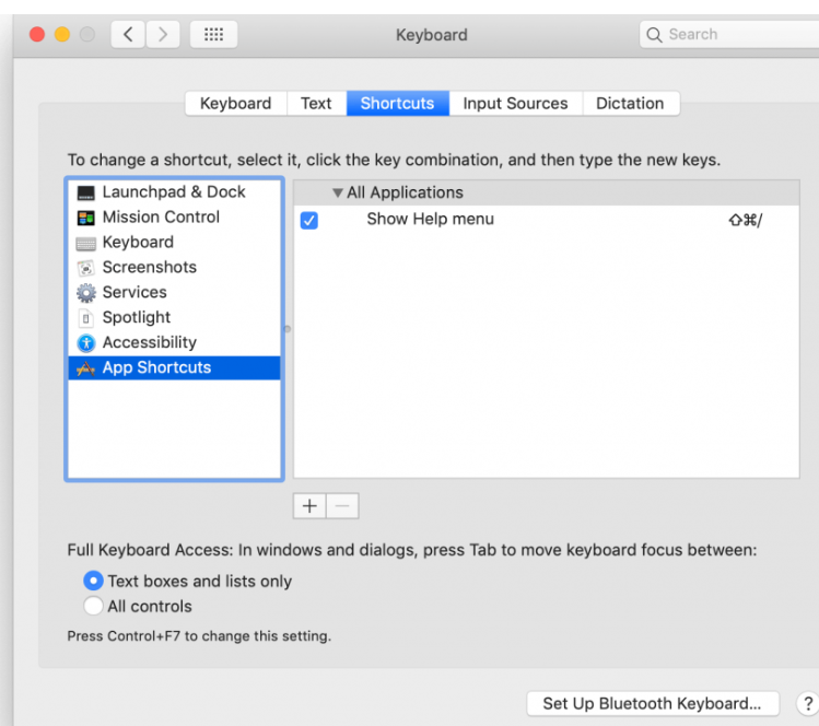 how to create shortcuts on Mac