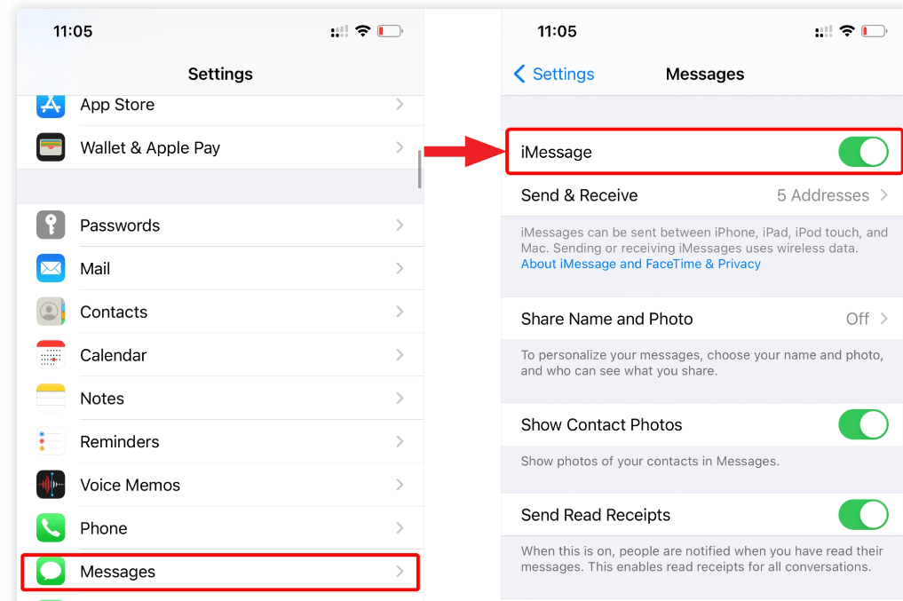 How to use iMessage